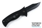 Emerson Sheepdog Flipper - Bowie - Black Blade - Partially Serrated