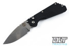 Pro-Tech Strider PT - Stonewash  Blade - Knurled Black Aluminum