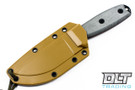 ESEE 3PM - Modified Pommel - Brown Sheath - M.O.L.L.E Back - Black Blade