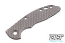 Hinderer 3" XM-18 Textured Titanium Handle Scale - Working Finish