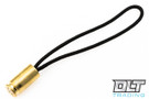 Hollow-Point Gear Knife Lanyard - Brass