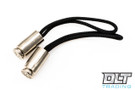 Hollow-Point Gear Zipper Pull - Nickel