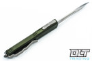Microtech 121-4OD Ultratech S/E - OD Green Handle - Satin Blade