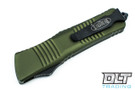 Microtech 142-1OD Combat Troodon D/E - OD Green Handle - Black Blade