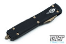 Microtech 119-13 Ultratech Hellhound - Black Handle - Contoured - Bronze Blade