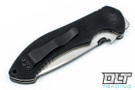Emerson Journeyman - Stonewashed Blade - Partially Serrated - Wave Feature