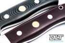 Fallkniven F1L 3G - Limited Edition - Black Micarta (F1L3GBM) knife handle.