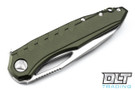 Microtech 196-10OD Sigil - OD Green Handle - Stonewash Blade