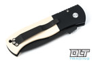 Pro-Tech Emerson CQC-7 - Ivory Micarta Inlay - Two-Tone Blade