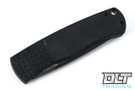 Pro-Tech Magic BR-1 Bolster Release - Black Handle - Black DLC Blade