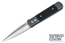 Pro-Tech Godfather - Grey Handle - G-10 Inlays - Satin Blade