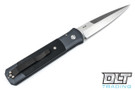 Pro-Tech Godfather - Grey Handle - G-10 Inlays - Satin Blade