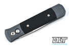 Pro-Tech Godfather - Grey Handle - G-10 Inlays - Satin Blade
