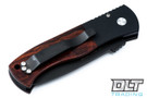 Pro-Tech Emerson CQC-7- Black Handle - Cocobolo Inlay - Two-Tone Blade
