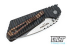 Pro-Tech Strider PT - Flamed Titanium - Stonewashed Blade