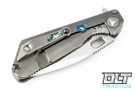 Marfione Custom MSG 3.5 - Double Vapor Titanium - Abalone Inlay - Mirror Polish - #06