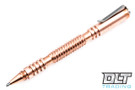 Hinderer Investigator Pen - Spiral Pattern - Copper