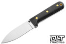 LT Wright Genesis 3V - Flat - Black Canvas Micarta - Matte Finish