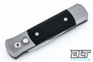 Pro-Tech Godson - Grey Aluminum - G-10 Inlay