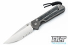 Chris Reeve Large Sebenza 21 - Micarta Inlay - Partially Serrated