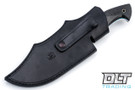 Lautaro Julio Custom Fighter - Black Micarta - Light Blue Liners
