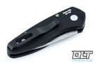 Pro-Tech Sprint - Black 3D Pattern Handle - Stonewashed Blade