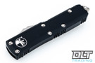 Microtech 232-1 UTX-85 D/E - Black Handle - Contoured - Black Blade