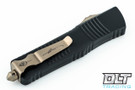 Microtech 219-13CF Combat Troodon Hellhound S/E - Carbon Fiber Top - Bronze Hardware - Bronze Blade