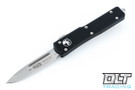 Microtech 148-4 UTX-70 S/E - Black Handle - Satin Blade