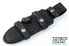 Squad Leader II Leather Sheath - Black