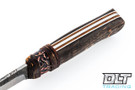 W.A Surls Nomad - Curly Quartersawn Oak - Natural & White Liners - Copper & Rawhide Wrap