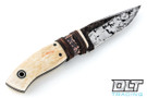 W.A Surls Huntsman - Giraffe Bone - Black Liners - Copper & Rawhide Wrap