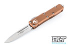 Microtech 231-4TA UTX-85 S/E - Tan Handle - Contoured - Satin Blade
