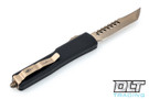 Microtech 419-13 UTX-70 S/E - Black Handle - Bronze Blade