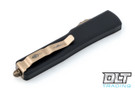 Microtech 419-13 UTX-70 S/E - Black Handle - Bronze Blade