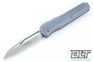 Microtech 241M-10GY Cypher MK7 S/E - Grey Handle - Stonewash Blade