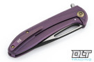 We Knife 615A - Purple Handle - Two Tone Blade