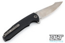 We Knife 617B - Black G-10 Handle - D2 Satin Blade
