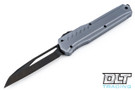 Microtech 241M-1DLCGY Cypher MK7 S/E - Grey Handle - Black DLC Blade