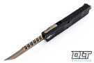 Microtech 219-13 Combat Troodon Hellhound S/E - Bronze Blade - Black Aluminum