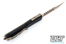 Microtech 119-13GTOD Ultratech Hellhound - Green G-10 Handle - Bronze Blade