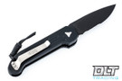 Microtech 135-2 LUDT - Black Handle - Black Blade - Partial Serrations