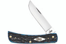 Case Sod Buster Jr Peach Seed Jigged Ocean Blue Bone