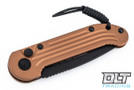 Microtech 135-1TA LUDT - Tan Handle - Black Blade