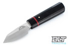 Bark River Custom Shop - Nihon Utility - Black Canvas Micarta - Red & Black Accents