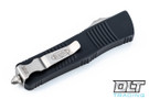 Microtech 138-2 Troodon D/E - Black Handle - Black Blade - Partial Serrations