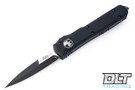 Microtech 120-1T Ultratech Bayonet Tactical D/E - Black Handle - Black Blade