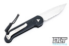 Microtech 135-5 L.U.D.T - Black Handle - Satin Blade