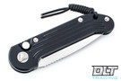 Microtech 135-5 L.U.D.T - Black Handle - Satin Blade
