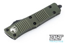 Microtech 138-1OD Troodon D/E - Green Handle - Black Blade
